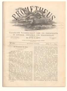 Prometheus : Illustrirte Wochenschrift über die Fortschritte in Gewerbe, Industrie und Wissenschaft. 6. Jahrgang, 1894, Nr 269