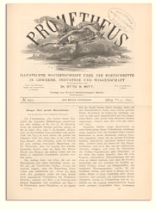 Prometheus : Illustrirte Wochenschrift über die Fortschritte in Gewerbe, Industrie und Wissenschaft. 6. Jahrgang, 1895, Nr 297