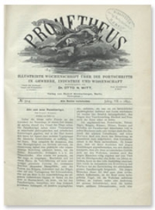 Prometheus : Illustrirte Wochenschrift über die Fortschritte in Gewerbe, Industrie und Wissenschaft. 7. Jahrgang, 1895, Nr 314