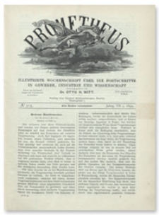 Prometheus : Illustrirte Wochenschrift über die Fortschritte in Gewerbe, Industrie und Wissenschaft. 7. Jahrgang, 1895, Nr 315