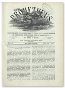 Prometheus : Illustrirte Wochenschrift über die Fortschritte in Gewerbe, Industrie und Wissenschaft. 7. Jahrgang, 1895, Nr 318