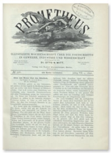 Prometheus : Illustrirte Wochenschrift über die Fortschritte in Gewerbe, Industrie und Wissenschaft. 7. Jahrgang, 1896, Nr 326