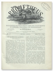 Prometheus : Illustrirte Wochenschrift über die Fortschritte in Gewerbe, Industrie und Wissenschaft. 7. Jahrgang, 1896, Nr 327