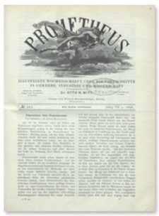 Prometheus : Illustrirte Wochenschrift über die Fortschritte in Gewerbe, Industrie und Wissenschaft. 7. Jahrgang, 1896, Nr 343