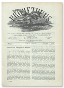Prometheus : Illustrirte Wochenschrift über die Fortschritte in Gewerbe, Industrie und Wissenschaft. 7. Jahrgang, 1896, Nr 352