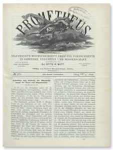 Prometheus : Illustrirte Wochenschrift über die Fortschritte in Gewerbe, Industrie und Wissenschaft. 7. Jahrgang, 1896, Nr 360