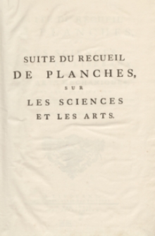 Recueil De Planches Sur Les Sciences, Les Artes Libéraux, Et Les Arts Méchaniques Avec Leur Explication [...]. - Ed. 2.