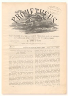 Prometheus : Illustrirte Wochenschrift über die Fortschritte in Gewerbe, Industrie und Wissenschaft. 8. Jahrgang, 1896, Nr 366