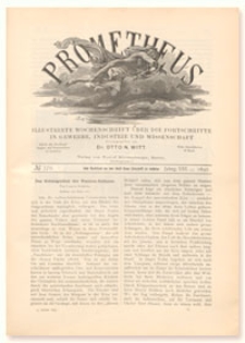 Prometheus : Illustrirte Wochenschrift über die Fortschritte in Gewerbe, Industrie und Wissenschaft. 8. Jahrgang, 1897, Nr 379