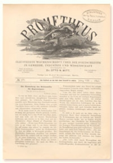 Prometheus : Illustrirte Wochenschrift über die Fortschritte in Gewerbe, Industrie und Wissenschaft. 8. Jahrgang, 1897, Nr 381