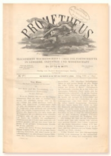 Prometheus : Illustrirte Wochenschrift über die Fortschritte in Gewerbe, Industrie und Wissenschaft. 8. Jahrgang, 1897, Nr 382