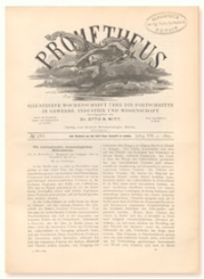 Prometheus : Illustrirte Wochenschrift über die Fortschritte in Gewerbe, Industrie und Wissenschaft. 8. Jahrgang, 1897, Nr 386