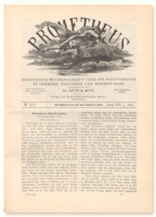 Prometheus : Illustrirte Wochenschrift über die Fortschritte in Gewerbe, Industrie und Wissenschaft. 8. Jahrgang, 1897, Nr 397
