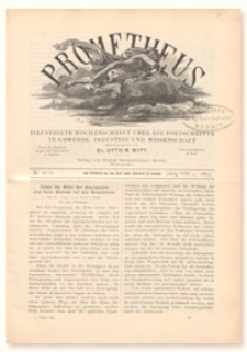 Prometheus : Illustrirte Wochenschrift über die Fortschritte in Gewerbe, Industrie und Wissenschaft. 8. Jahrgang, 1897, Nr 409
