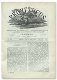Prometheus : Illustrirte Wochenschrift über die Fortschritte in Gewerbe, Industrie und Wissenschaft. 9. Jahrgang, 1897, Nr 428
