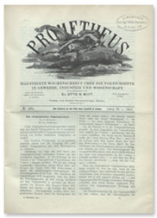 Prometheus : Illustrirte Wochenschrift über die Fortschritte in Gewerbe, Industrie und Wissenschaft. 9. Jahrgang, 1897, Nr 429