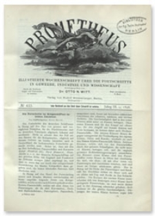 Prometheus : Illustrirte Wochenschrift über die Fortschritte in Gewerbe, Industrie und Wissenschaft. 9. Jahrgang, 1898, Nr 435