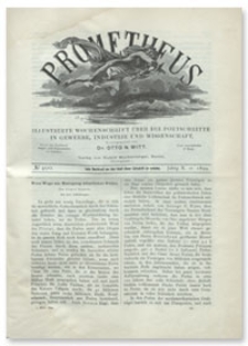 Prometheus : Illustrirte Wochenschrift über die Fortschritte in Gewerbe, Industrie und Wissenschaft. 10. Jahrgang, 1899, Nr 490