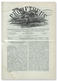 Prometheus : Illustrirte Wochenschrift über die Fortschritte in Gewerbe, Industrie und Wissenschaft. 10. Jahrgang, 1899, Nr 503