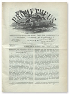 Prometheus : Illustrirte Wochenschrift über die Fortschritte in Gewerbe, Industrie und Wissenschaft. 10. Jahrgang, 1899, Nr 506