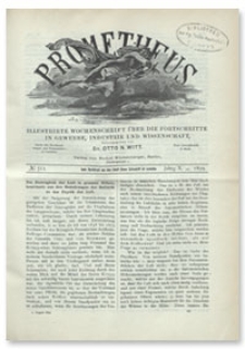 Prometheus : Illustrirte Wochenschrift über die Fortschritte in Gewerbe, Industrie und Wissenschaft. 10. Jahrgang, 1899, Nr 512