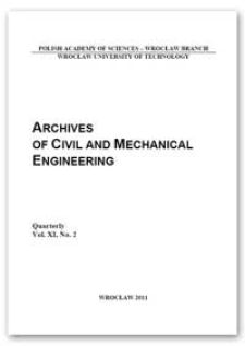 Archives of Civil and Mechanical Engineering, Vol. 11, 2011, Nr 2
