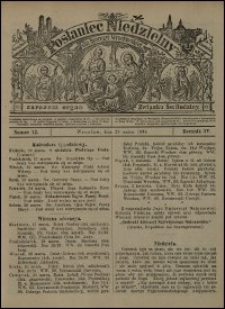 Posłaniec Niedzielny dla Dyecezyi Wrocławskiej. R. 4, 1898, nr 12