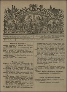 Posłaniec Niedzielny dla Dyecezyi Wrocławskiej. R. 4, 1898, nr 25