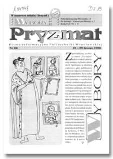 Pryzmat : Pismo Informacyjne Politechniki Wrocławskiej. 16-29 lutego 1996, nr 66