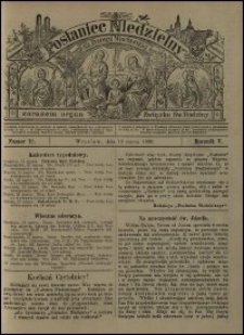 Posłaniec Niedzielny dla Dyecezyi Wrocławskiej. R. 5, 1899, nr 12