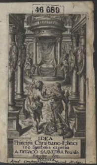 Idea Principis Christiano-Politici 100 Symbolis expressa [...]