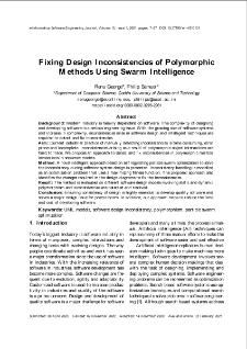 Fixing Design Inconsistencies of Polymorphic Methods Using Swarm Intelligence