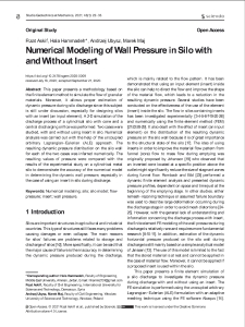 Numerical Modeling of Wall Pressure in Silo with and Without Insert