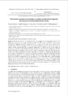 Dissolution kinetics of malachite in ethylene diamine phosphate solutions