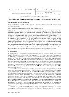 Synthesis and characterization of polymer biocomposites with lignin