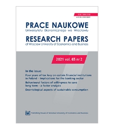 Spis treści [Prace Naukowe Uniwersytetu Ekonomicznego we Wrocławiu = Research Papers of Wrocław University of Economics; 2021; vol. 65, nr 2]