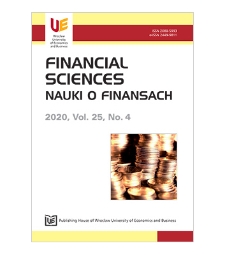 Spis treści [Financial Sciences. Nauki o Finansach, 2020, vol. 25, no. 4]