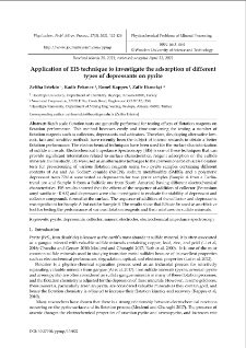 Application of EIS technique to investigate the adsorption of different types of depressants on pyrite