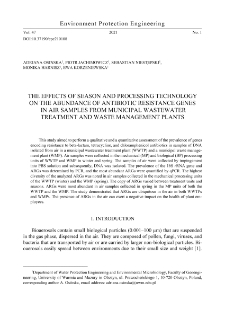 The effects of season and processing technology on the abundance of antibiotic resistance genes in air samples from municipal wastewater treatment and waste management plants