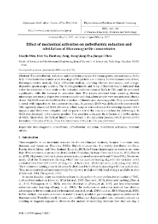 Effect of mechanical activation on carbothermic reduction and nitridation of titanomagnetite concentrates