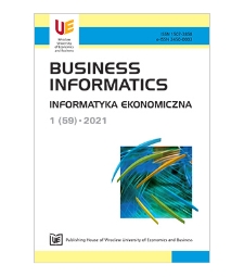 Spis treści [Informatyka Ekonomiczna = Business Informatics, 2021, Nr 1 (59)]