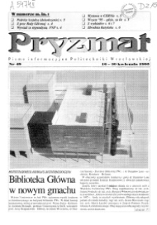 Pryzmat : Pismo Informacyjne Politechniki Wrocławskiej. 16-30 kwietnia 1995, nr 49