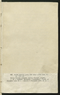 Kopiariusz korespondencji Stanisława Łubieńskiego oraz r&oacute;żnych akt treści kościelnej i politycznej z lat 1628-1634.