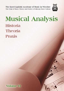 Musical Analysis. Historia - Theoria - Praxis, Vol. 6, 2021
