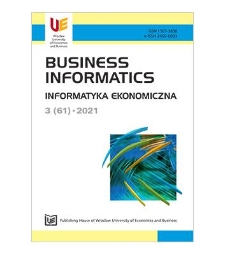 Spis treści [Informatyka Ekonomiczna = Business Informatics, 2021, Nr 3 (61)]