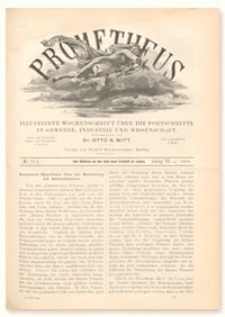 Prometheus : Illustrirte Wochenschrift über die Fortschritte in Gewerbe, Industrie und Wissenschaft. 11. Jahrgang, 1900, Nr 563