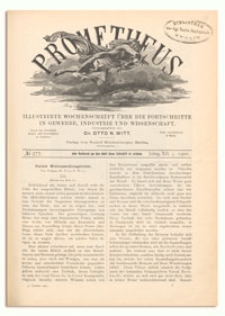 Prometheus : Illustrirte Wochenschrift über die Fortschritte in Gewerbe, Industrie und Wissenschaft. 12. Jahrgang, 1900, Nr 577