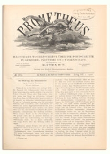 Prometheus : Illustrirte Wochenschrift über die Fortschritte in Gewerbe, Industrie und Wissenschaft. 12. Jahrgang, 1900, Nr 580