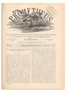 Prometheus : Illustrirte Wochenschrift über die Fortschritte in Gewerbe, Industrie und Wissenschaft. 12. Jahrgang, 1901, Nr 597