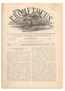 Prometheus : Illustrirte Wochenschrift über die Fortschritte in Gewerbe, Industrie und Wissenschaft. 12. Jahrgang, 1901, Nr 601
